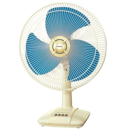 Pan Fan Table/16"/3 Sped/Mtl Blds - White